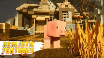 Realistic RTX Shader for MCPE الملصق
