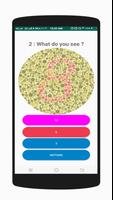 1 Schermata Color blindness test
