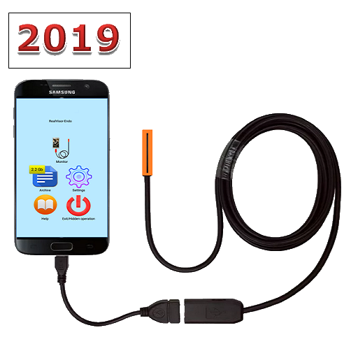 Endoscopio e videocamera USB per Android