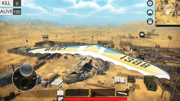 Desert survival shooting game poster