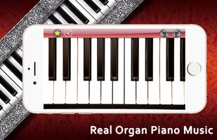 Véritable Organe Musique Piano Affiche