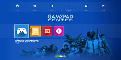 برنامه‌نما Gamepad Center عکس از صفحه