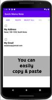 Quick Memo Note screenshot 1