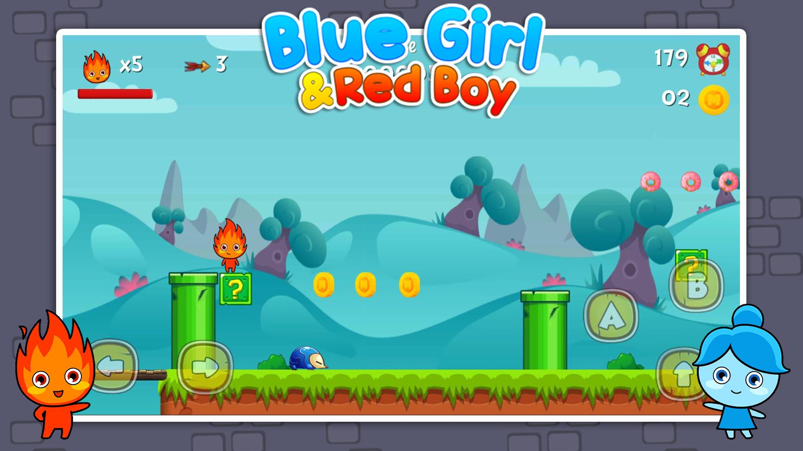 Blue Girl And Red Boy Adventure For Android Apk Download
