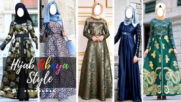 Hijab Abaya Style Photo Editor Cartaz