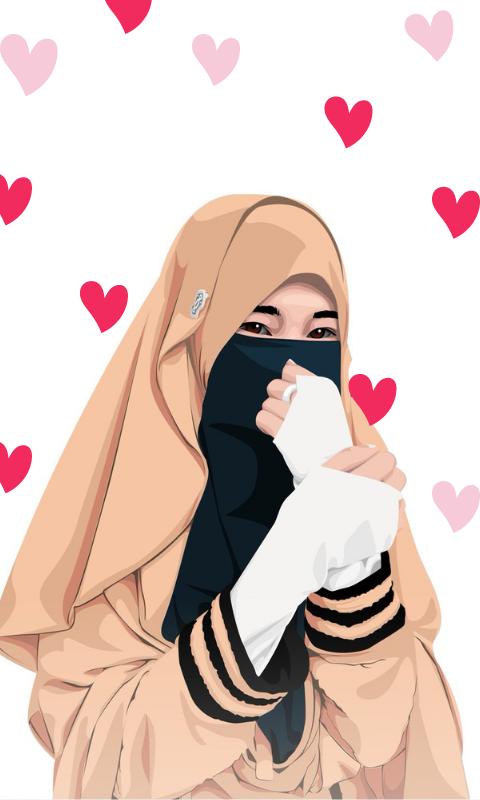 pic 4 Friends Dpz Cartoon hijab cartoon dpz for android apk