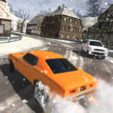 Schnee Auto Drift Auto Rennen