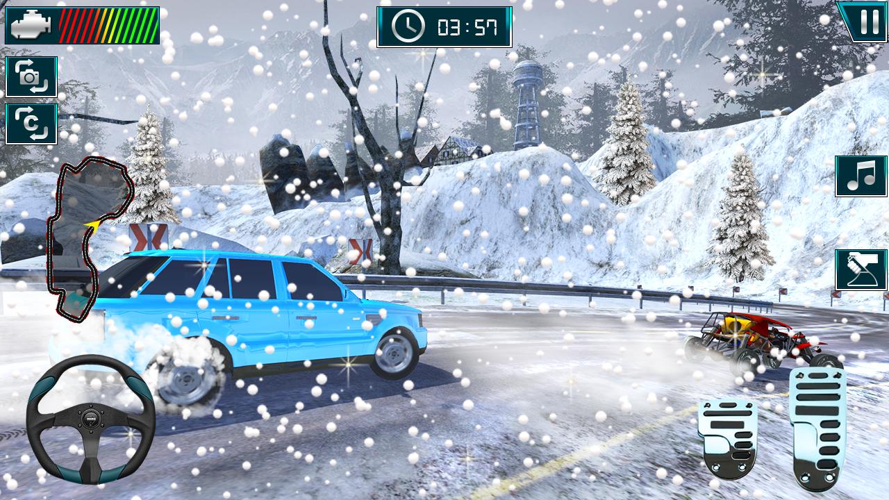 Гонки андроид снег. Игра андроид Snow Racing. Snowdrift! (2019) Игра. Игра машины снег