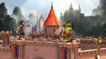 Nữ ninja vs Orcs Warlord: Trò chơi bắn cung nữ ảnh chụp màn hình 1