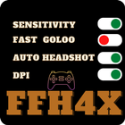 ffh4x mod menu ff hack-icoon