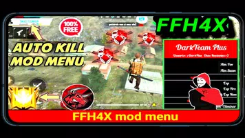 ffh4x mod menu for fire poster