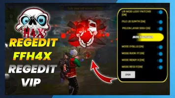 ffh4x mod menu ff hack captura de pantalla 2