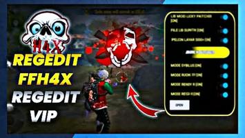 Regedit FFH4X Vip Mod Menu Pro ảnh chụp màn hình 1