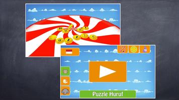 Puzzle Huruf : Belajar Membaca screenshot 1