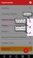 Grocery List - Multi markets screenshot 2