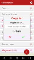 Grocery List - Multi markets screenshot 3