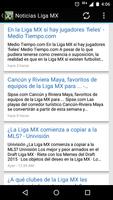 Noticias de la Liga MX capture d'écran 1