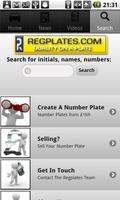 1 Schermata Reg Plates Number Plates App