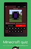 Quiz : Minecraft poster