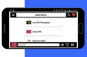 Radio México - Radio Estaciones Mexicanas en vivo capture d'écran 1