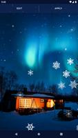 برنامه‌نما Snowy Winter Live Wallpaper عکس از صفحه