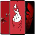 Red Wallpapers 4k icon
