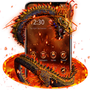 Red Yellow Fire Dragon Theme APK