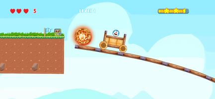 red hero bounce ball adventure screenshot 1