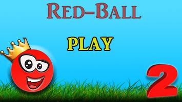 الكرة الحمراء red ball 2 الملصق