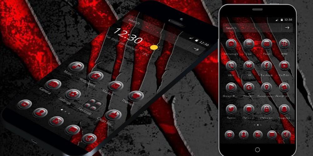 Red Bloody Scratch Theme For Android Apk Download - bloody scratch roblox