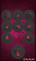 Red-In-Black - icon pack screenshot 3
