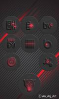 Red-In-Black - icon pack poster