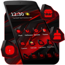 Thème Tech Rouge Noir Néon APK