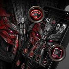 Red Black Sheel Robot Theme icon