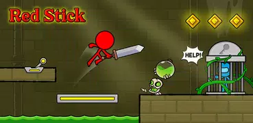 Red Stick Boy: Adventure Game