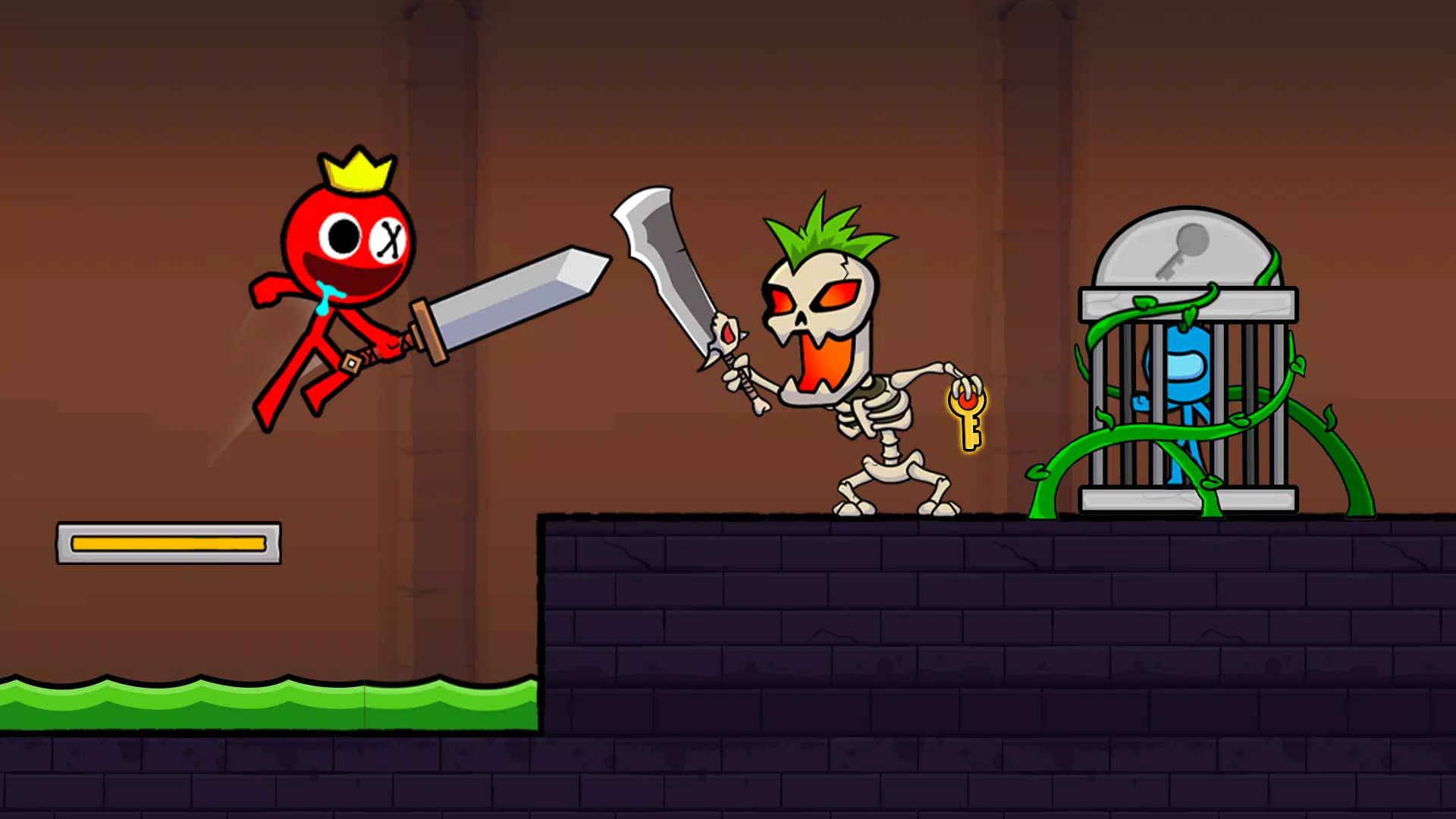 Red Stickman Fighter Adventure by Remy Studio