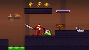 Red Stickman: Stick Adventure syot layar 1