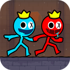 Red and Blue Stickman 2 icono