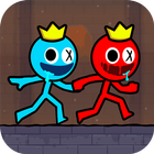 Red and Blue Stickman 2024 أيقونة