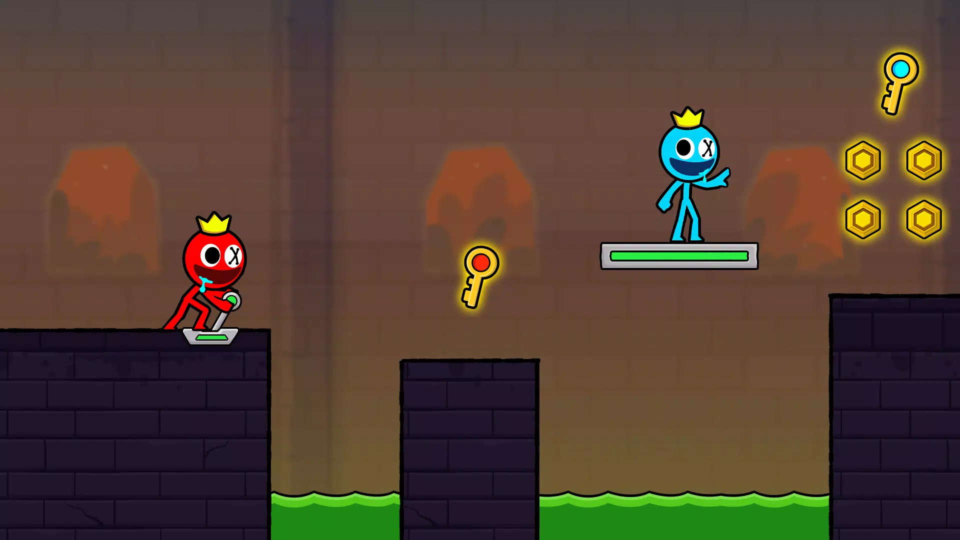 Red and Blue Stickman 2 - Free Play & No Download