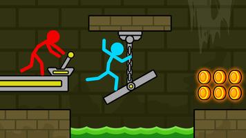 Red and Blue Stick: Animation الملصق