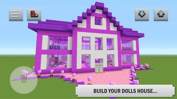 پوستر Dolls House craft. Build a doll world