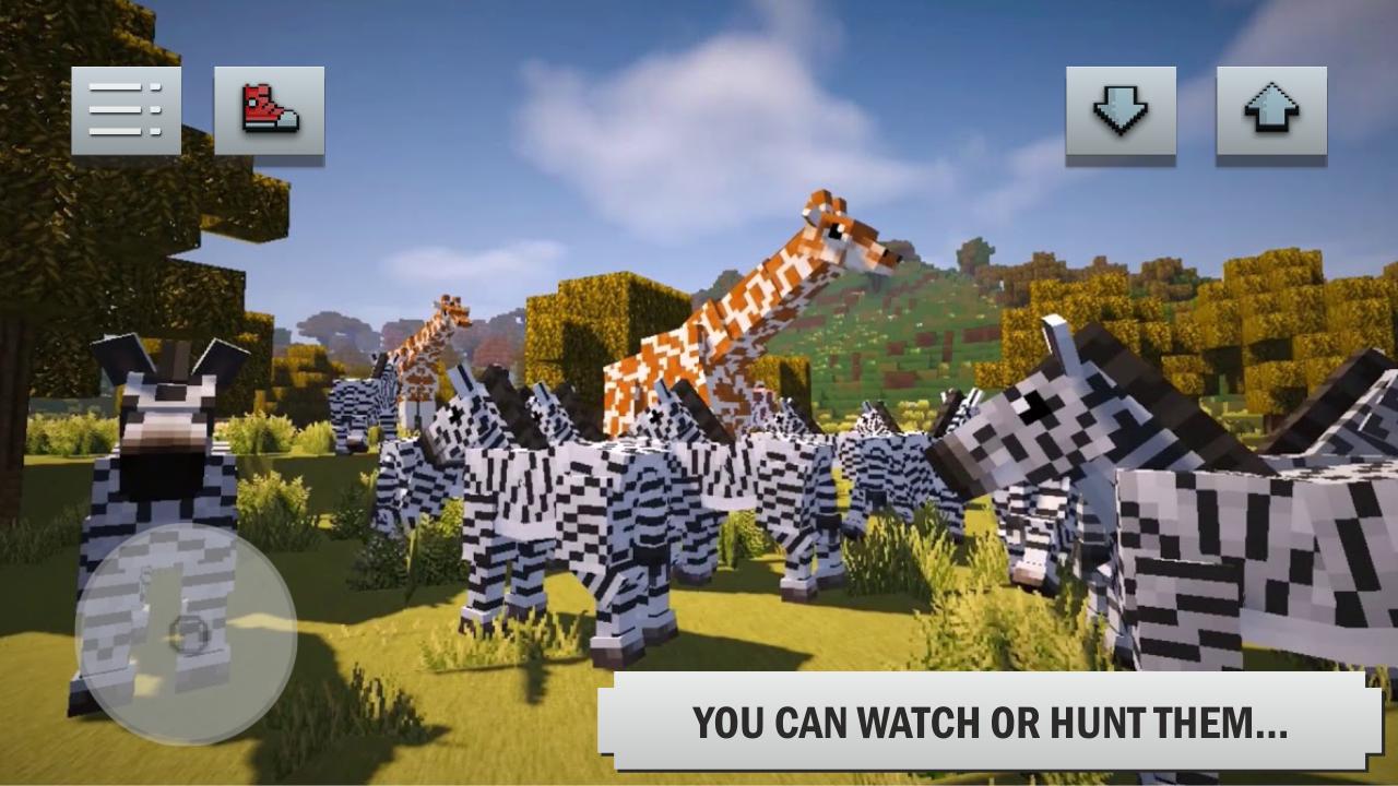 Savannah Craft World Of Wild Animals For Android Apk Download - wild savannah roblox game