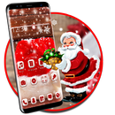 Thème de chapeau de Noël rouge APK