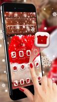 Red Christmas hat theme screenshot 2
