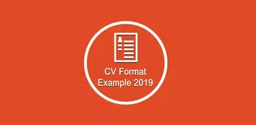 CV Format Example 2021