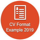 CV Format Example 2019 APK