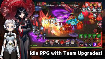 红荒 : 团队 idle RPG 截图 1