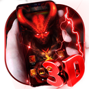 Thème 3d diable enfer rouge APK