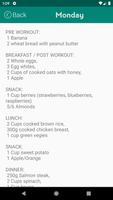 Bodybuilding Diet Plan - 7 Days Diet Chart screenshot 2